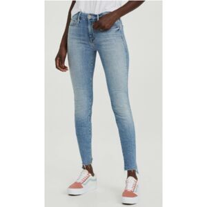 Mother Jeans Size 25 Denim Looker Two Step Ankle Fray in Kiss And Make Up $238